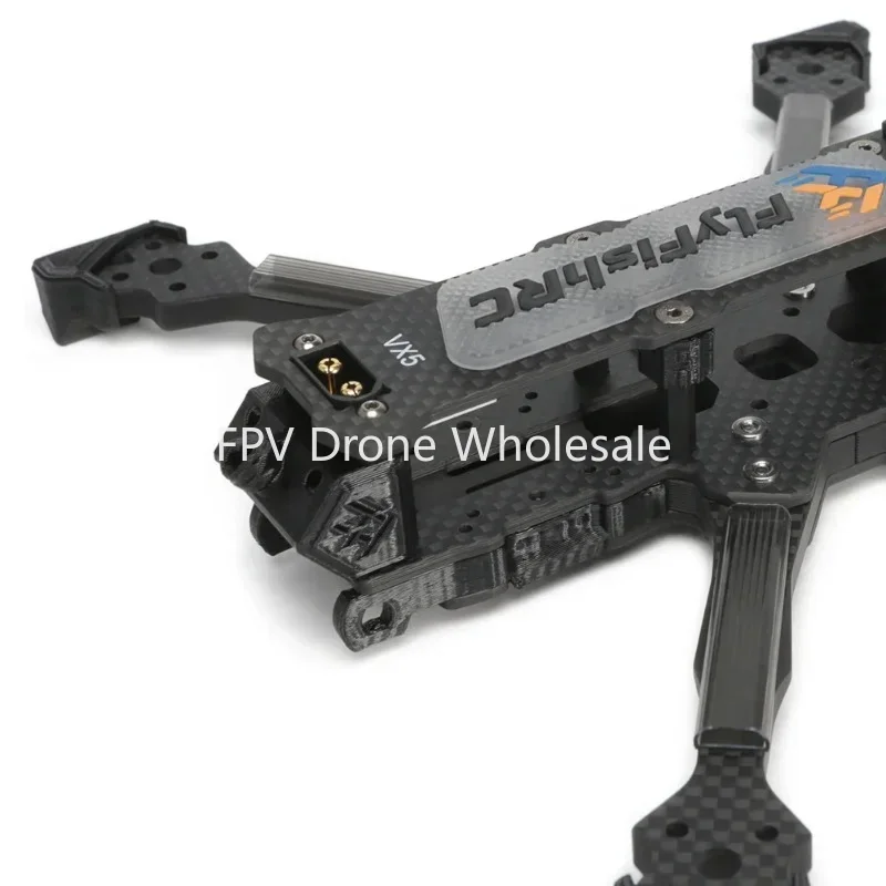 FlyFishRC II VX5 V2 5-дюймовый комплект рамы для фристайла T700 Volador FPV совместимый с