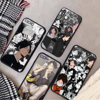 suna rintarou haikyuu anime phone case tempered glass for iphone 11 12 13 pro max mini 6 7 8 plus x xs xr