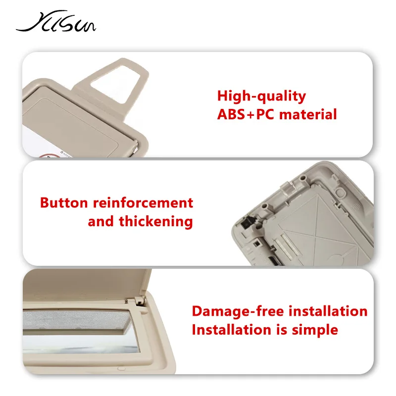 Для Benz W205 W213 W222 Mercedes C E S CLS Class внутренний козырек зеркало для макияжа