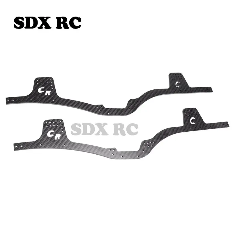 

LCG Lower Center Of Gravity Carbon Fiber Chassis Frame Rails For 1/10 RC Crawler Axial SCX10 I II III Upgrades Parts