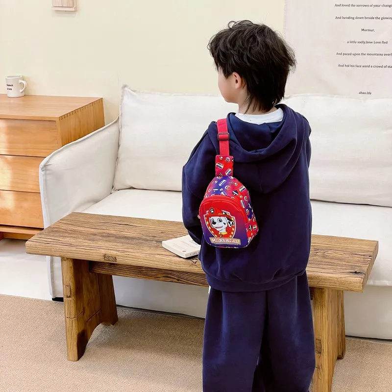 Нагрудная сумка Paw Patrol Chase мини уличные сумки на плечо для мальчиков и девочек