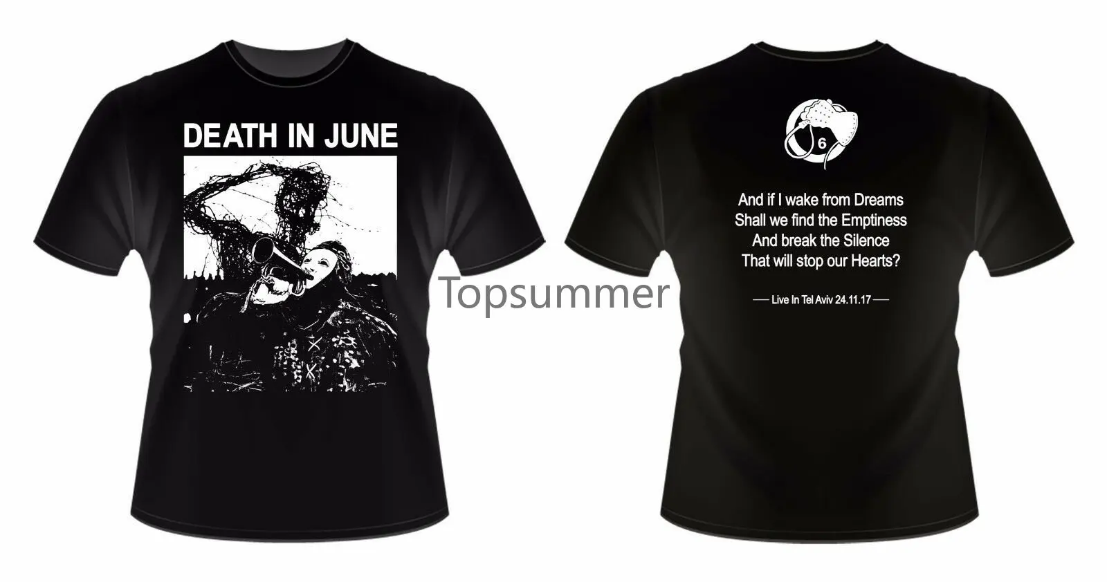 

Details About Death In June - Shirt Last Band Show Tel Aviv - Super Limited L Last Copy