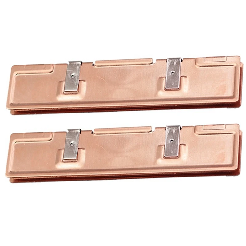 

2Pcs Pure Copper RAM Heatsink Radiator For Ram Memory Cooler Cooling Heat Sink Desktop Memory Radiator DDR2 DDR3 DDR4