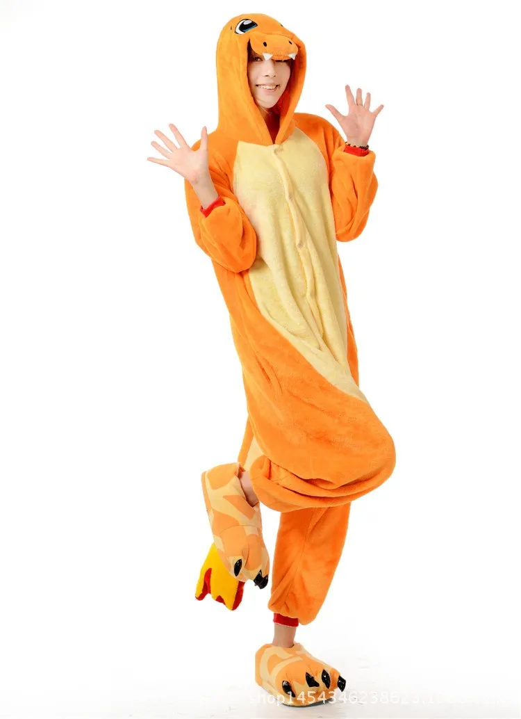 Новый костюм на Хэллоуин покеэ Мон чармандер cos для вечевечерние НКИ в детском