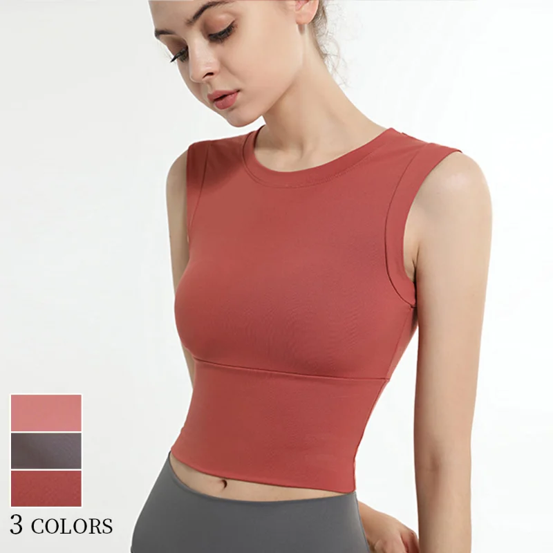 Топ женский эластичный для занятий йогой и баскетболом