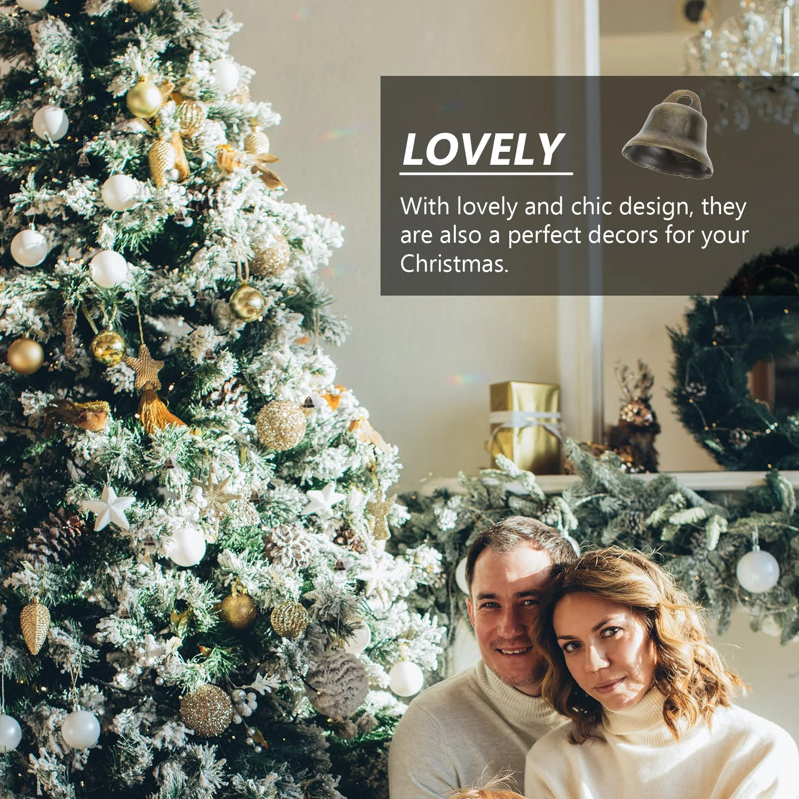 100 шт. подвесной колокольчик бронзовый рог декор винтажный красивый кулон