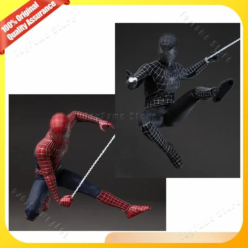 Фото 100% оригинальная аниме-фигурка WELIKE TOYS Spiderman Symbiote Red Black Version WLT04 WLT05, подлинная модель, в наличии, игрушки, подарки №1
