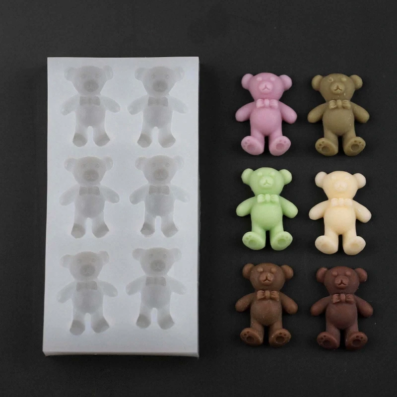 

Силиконовая форма «Медведь» формы для помадки для украшения печенья свеча в виде медведя формы для изготовления свечей формы для украшения...