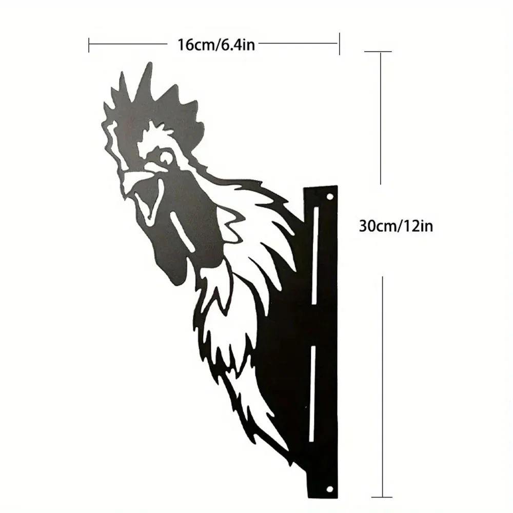 Силуэт железа для курицы: очаровательный уличный декор сада и фермы. Фотообои