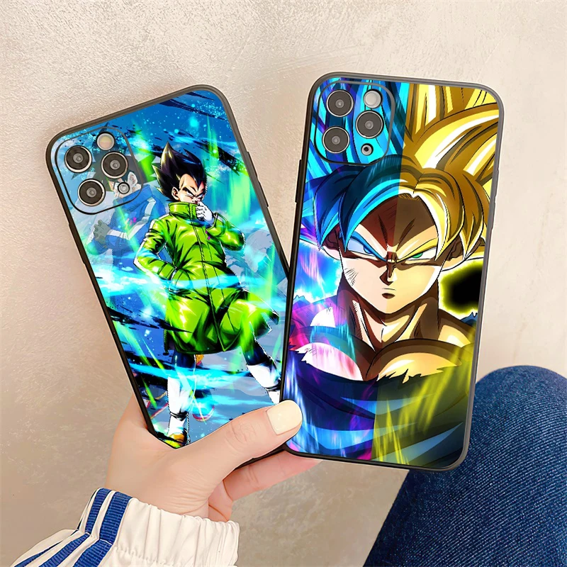 

Japan Anime Dragon Ball Funda Phone Case For iPhone 13 11 Pro Max 13 12 Mini X XR XS Max 5 6 7 8 Plus Soft Capa Casetify Coque