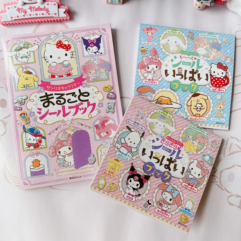 

24 Sheets Cute Cartoon Sticker Book Scrapbooking Decorative Stickers DIY Diary Album Stick Label Kawaii Japanese Stationery