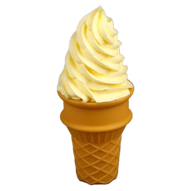 

Multi Color Realistic Fake Ice Cream Sundae Cup Food Sample Model Props Plastic