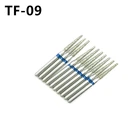 10 шт.компл. Алмазные Боры Dental FG 1,6 мм высокоскоростные сверла для зубов полировальные инструменты для стоматологии