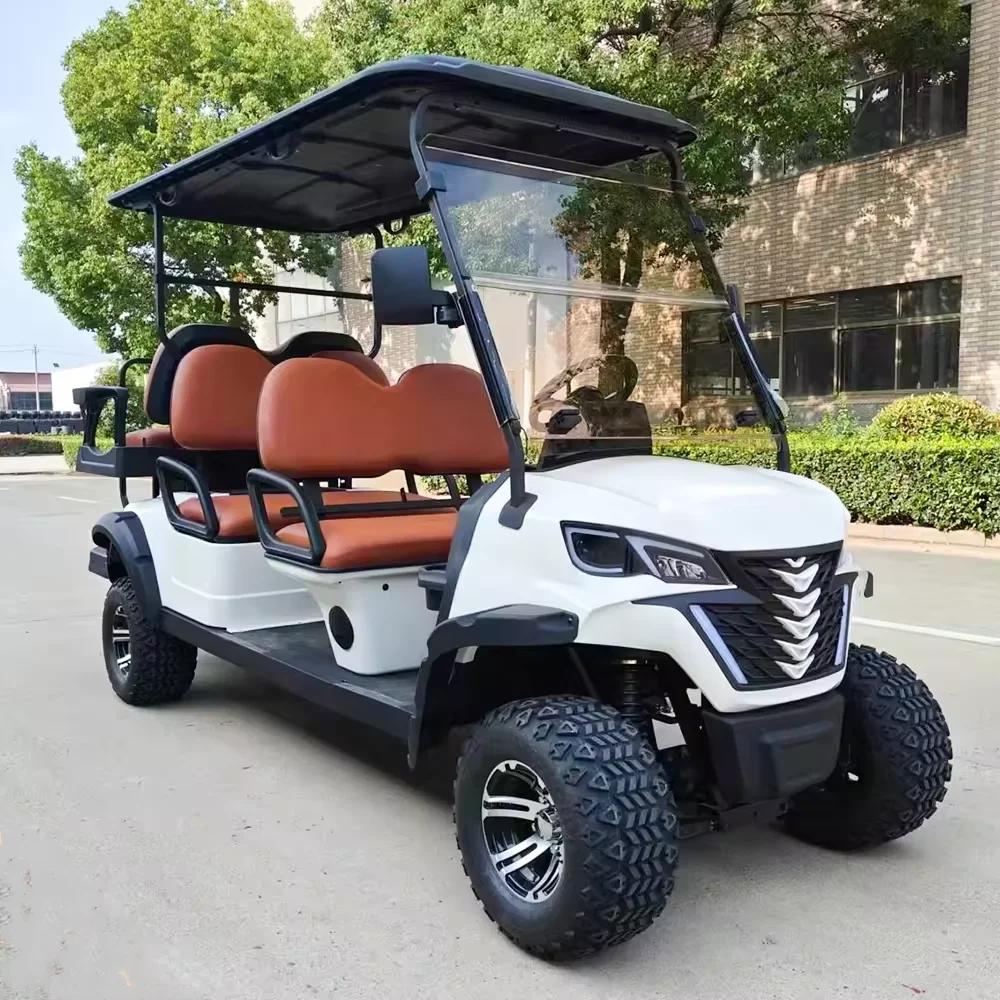 Лидер продаж 48 В 2-4-6 мест боковая сторона 4*4 электрическая тележка для гольфа