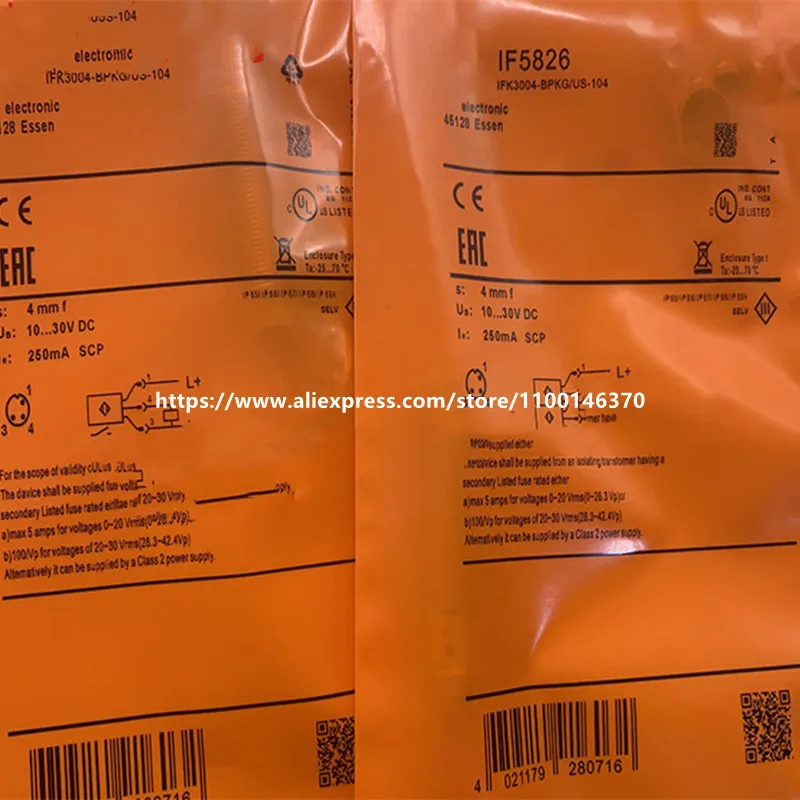 Новый высококачественный IFM Бесконтактный переключатель, новый IF5826 IF5896 IF5850 IF5851, 2 шт.