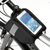 sahoo series 122005 cycling bicycle bike top tube front frame cell mobile phone bag case holder pannier