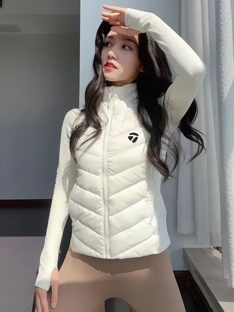 

Golf Jacket 2023 Winter Golf Wear Women Lightweight Down Cotton Golf Women's Clothing New Jacket Windbreak Coat