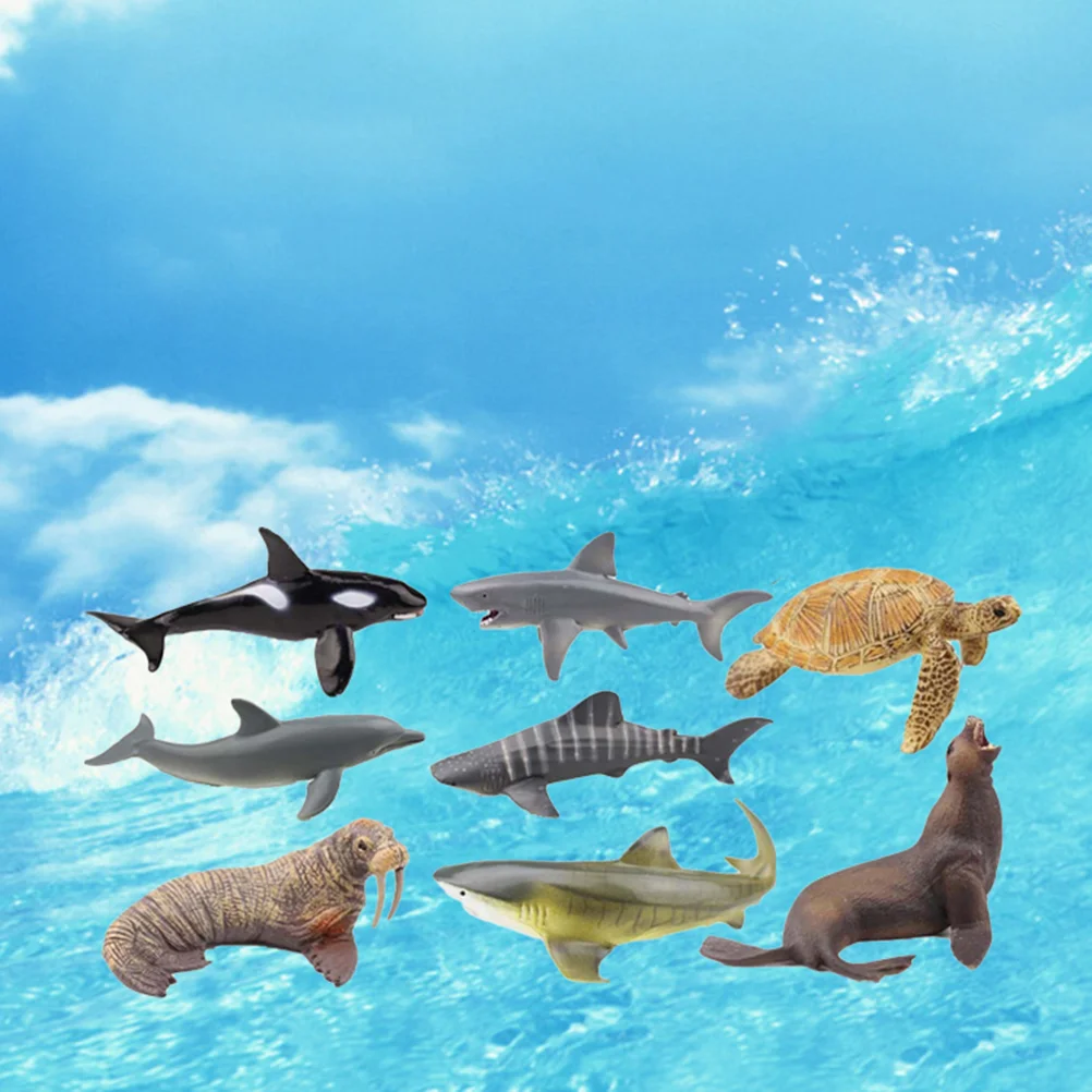 

8Pcs Animal Educational Animal Ocean Animal for Children