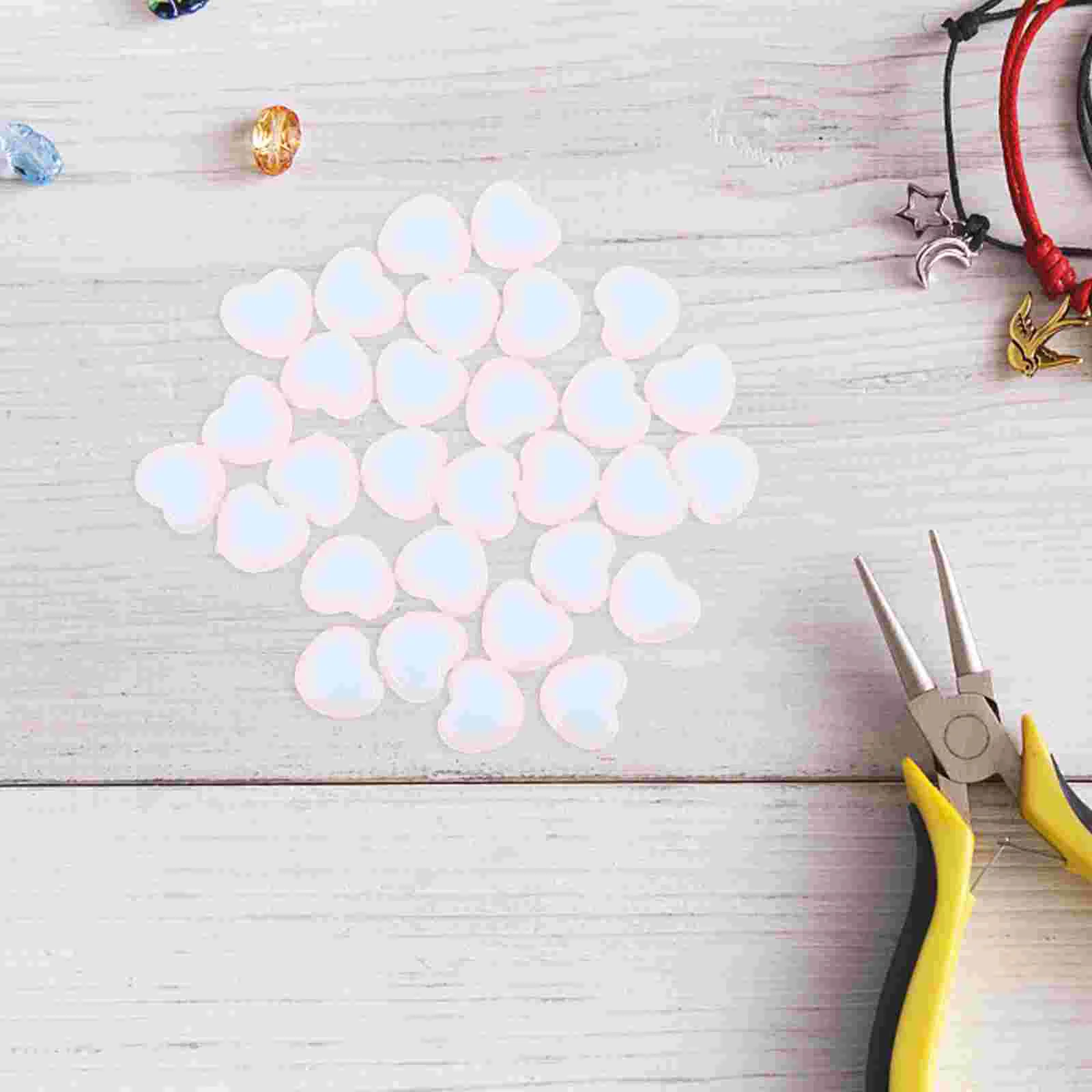 

Бусины-разделители в форме сердца, Материалы для творчества, небольшие браслеты оптом, украшения, декоративное ремесло, акрил