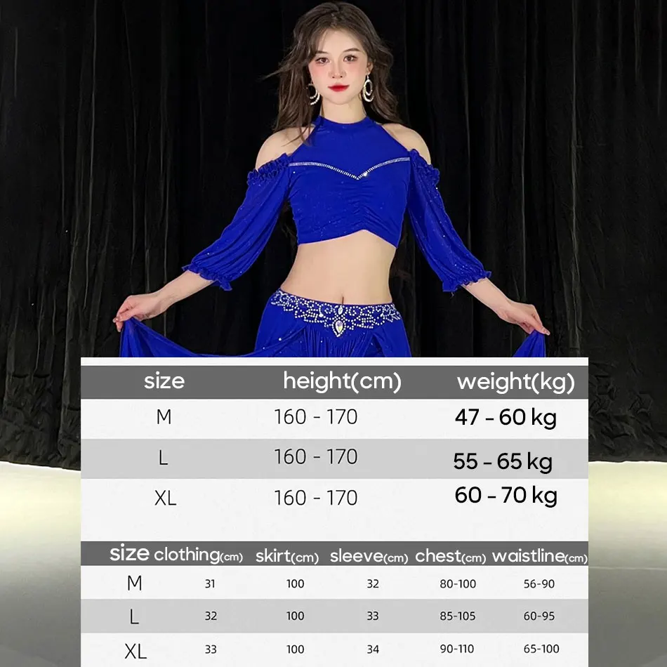 Женский костюм для танца живота сеточная тренировочная униформа выступлений и