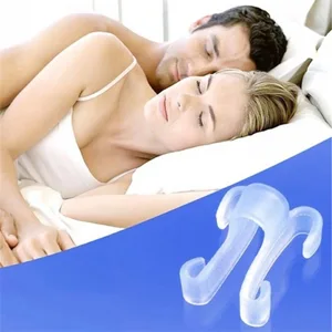 Sleeping Aid Healthy Care Anti-Snoring Device Snore stop Anti-Snoring Apnea Nose Breathe Clip Stop S in Pakistan