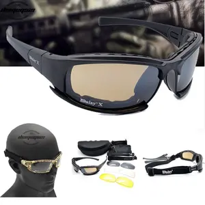 Army Goggles Sunglasses Men Military Sun Glasses 4 Lens Kit Men's War Game Tactical Glasses for Outd