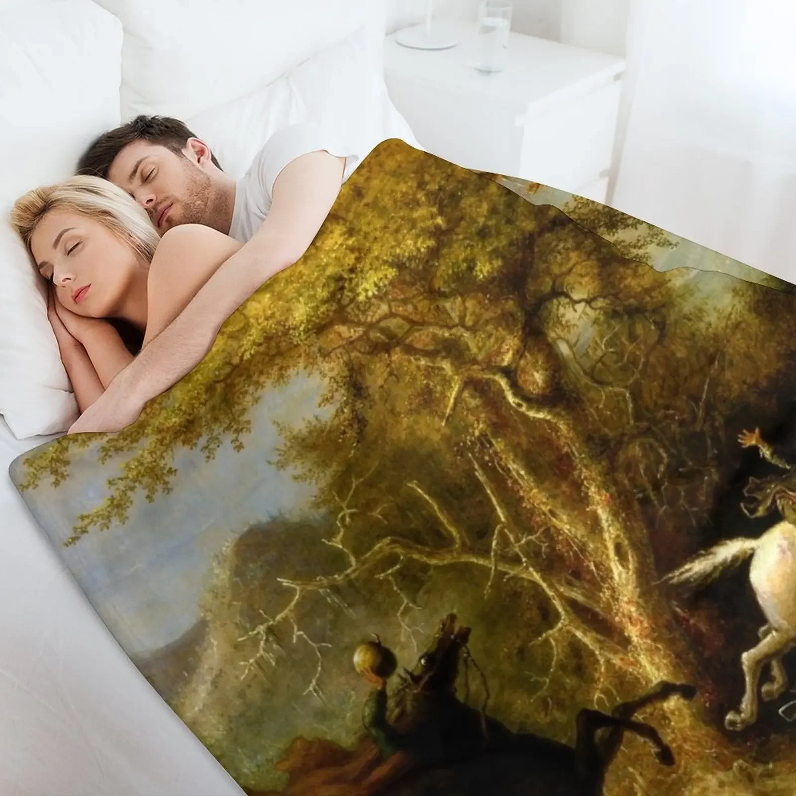 Plush одеяло The Headless Horseman Pursuing Ichabod Crane