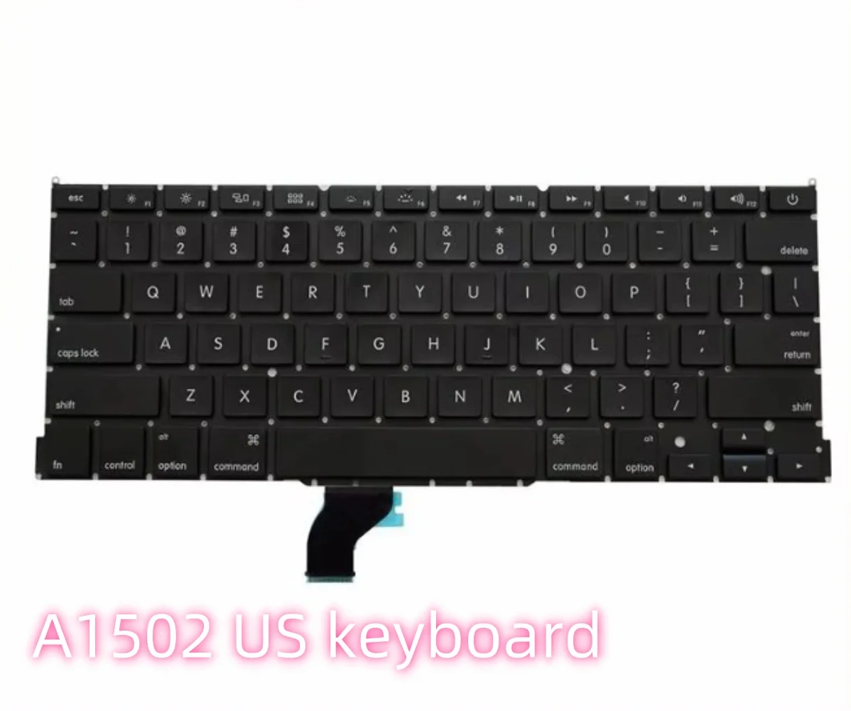 Новая клавиатура для ноутбука A1502 США Великобритания Испания русский