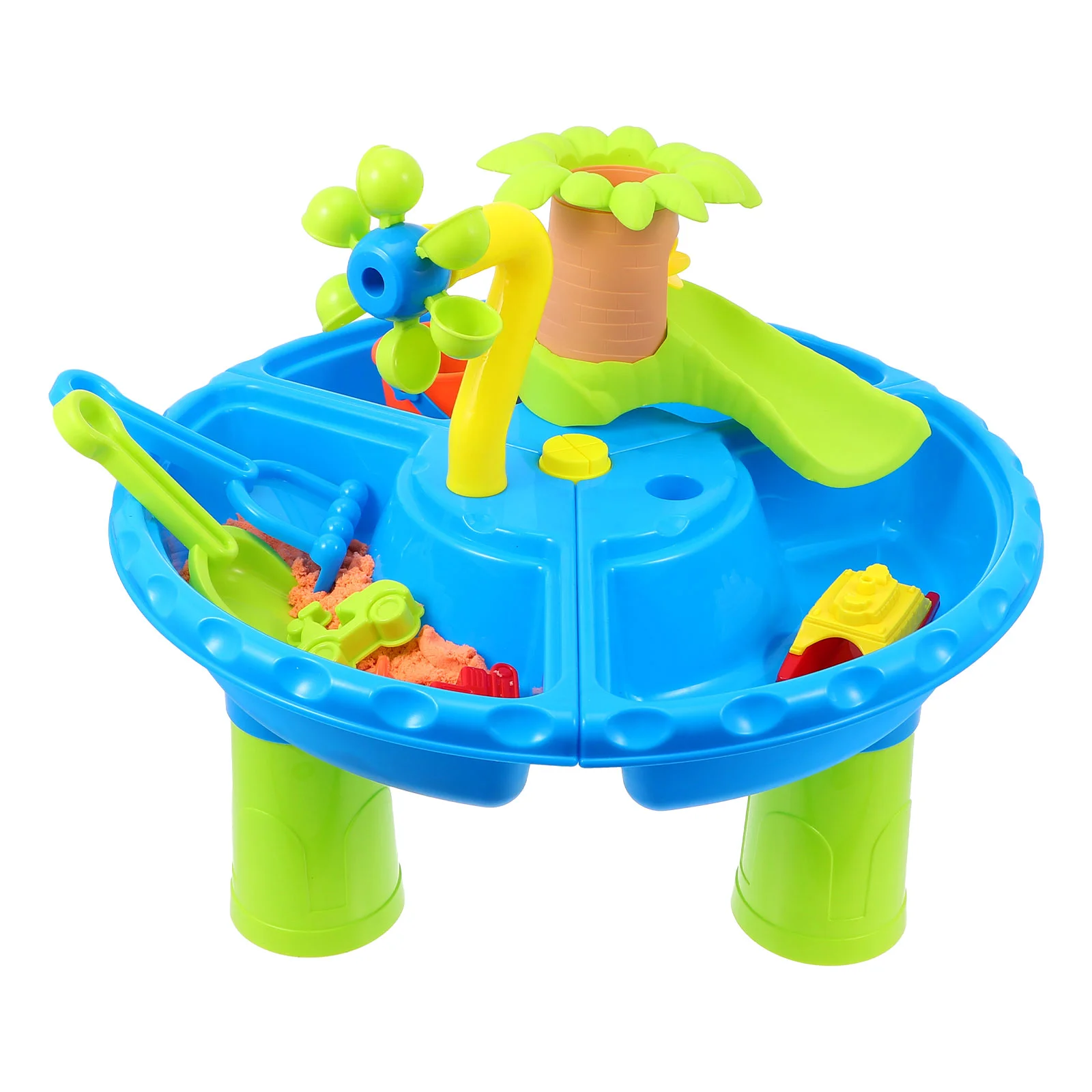 

1 Set Children Beach Table Toys Sand Plaything Kids Outdoor (Assorted Color)