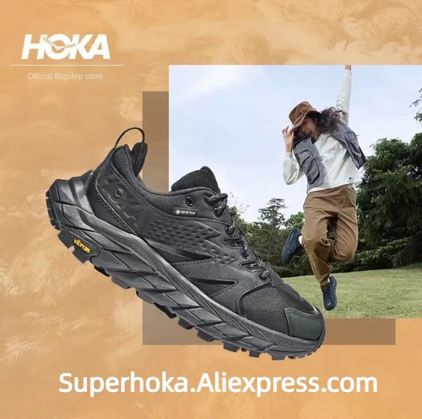 

New Originl Anacapa Low GTX Sneakers HOKA Men Outdoor Trekking Marathon Trail Running Sneakers Non Slip Waterproof Hiking Shoes