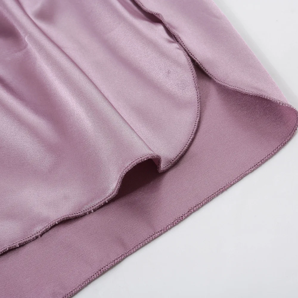 JIAHENG MUMU Plus Size Satin Silky Loungewear Sexy Woman Sling Short Pajama Set Female Summer Oversize Bedtime Sleepwear2022 5XL