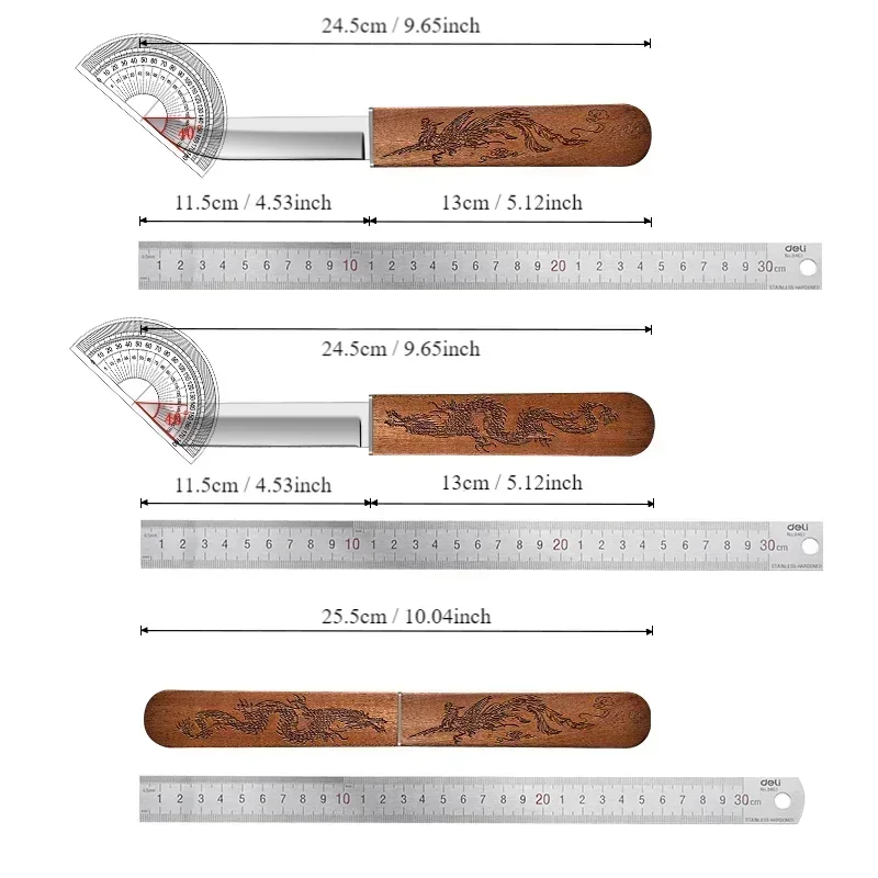 Двойной нож M390 dragon and Phoenix острый высокопрочный портативный для мяса подходит