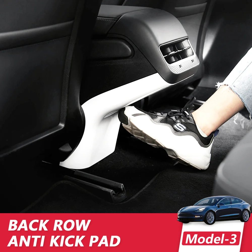

Для Tesla Model 3 2017-2021, модель Y 2021, автомобильный подлокотник, задняя панель, Противоударная пластина, накладка, автомобильные аксессуары для инт...