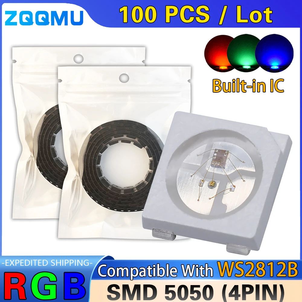 

RGB светодиодные чипы ZQMU 5050
