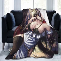tonesum anime overlord albedo sexy girl blanket japanese anime ultrasoft blanket for couch bed warm 80x60 fleece