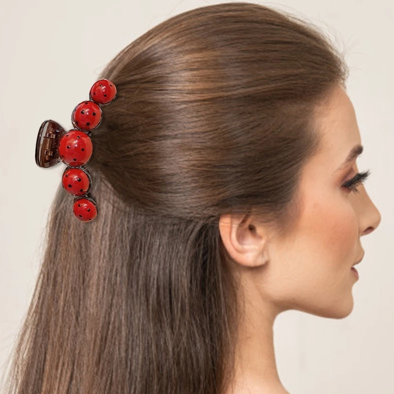 Уникальная заколка для волос большая украшение милая с