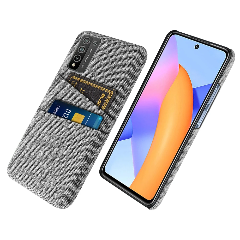 

10X Lite Honor 10X Lite Case For Huawei Honor 10X Lite Dual Card Fabric Cloth Cover Honor 10X 10 X Lite Coque For Honor10X Lite