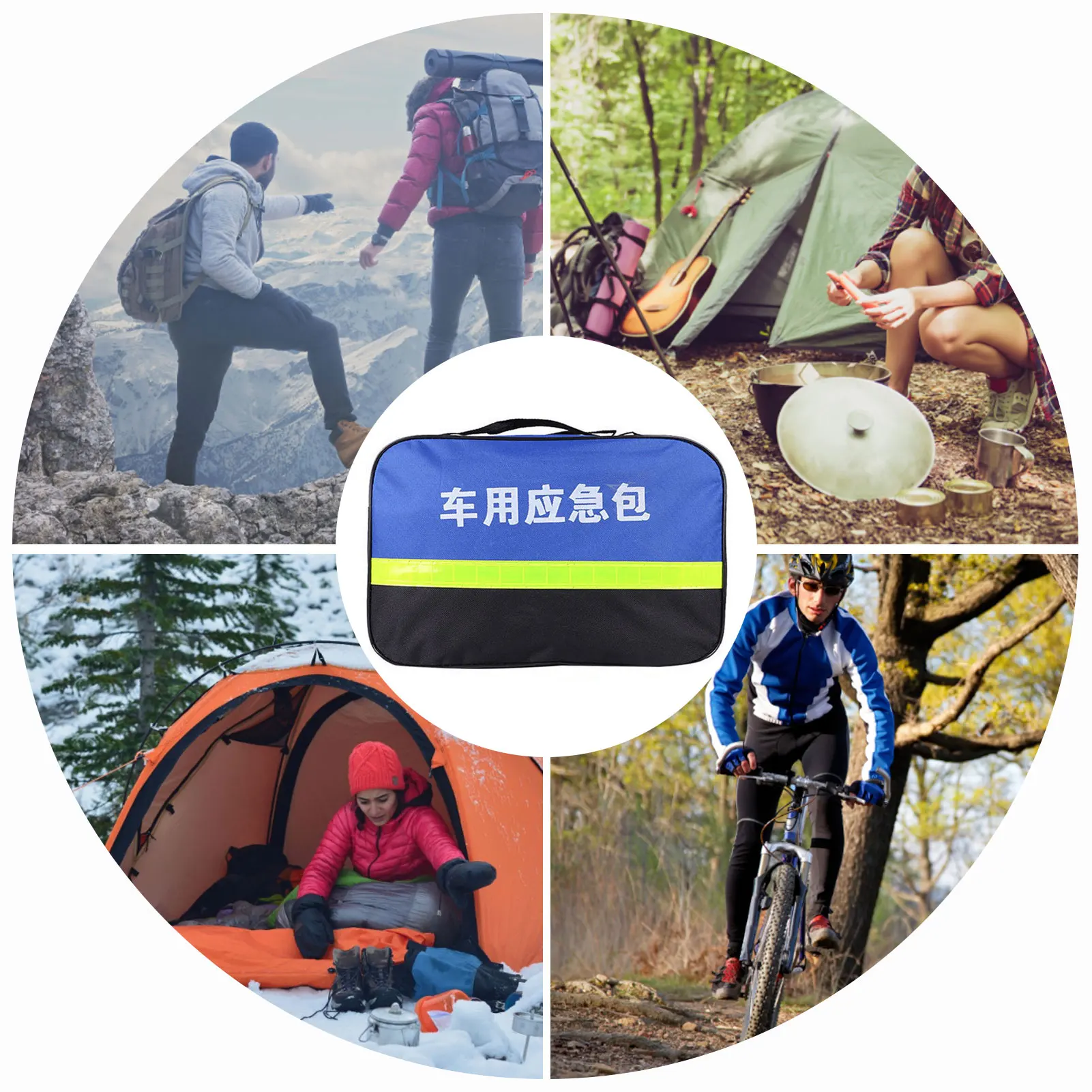 

Профессиональная сумка для оказания первой помощи, двухслойная большая синяя сумка, сумка для оказания первой помощи, сумка для оказания пе...