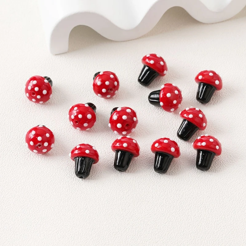 Стеклянные кулоны в форме торта 2 шт.