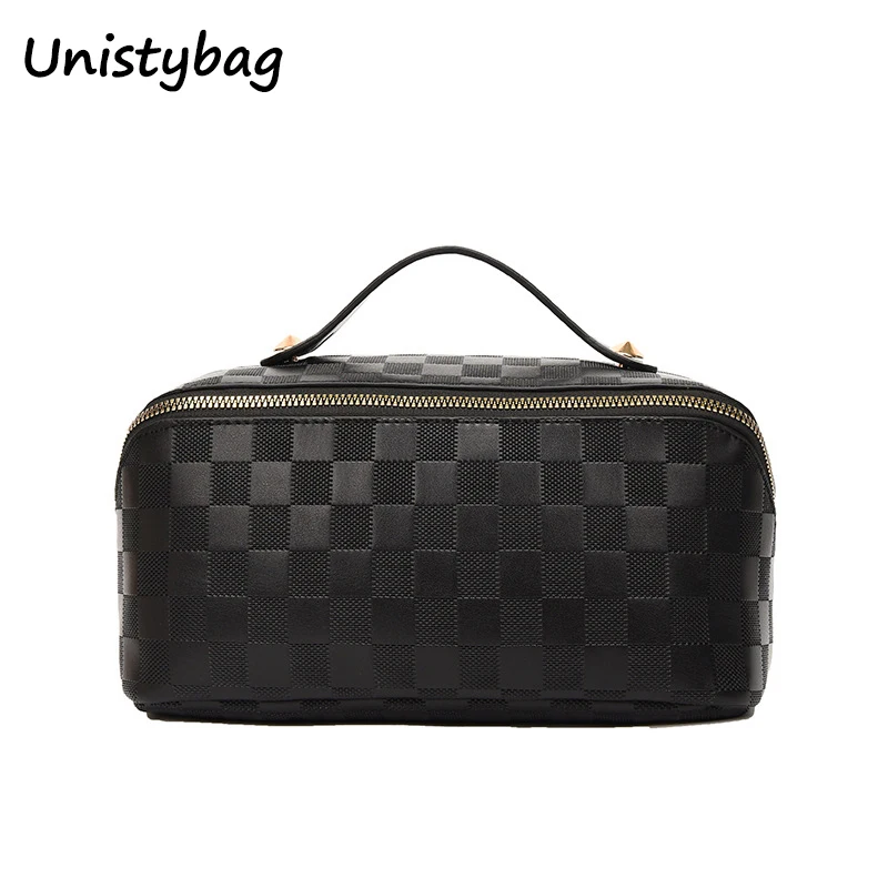 

Женская косметичка Unistybag, вместительный органайзер для косметики, дорожный водонепроницаемый чехол для туалетных принадлежностей