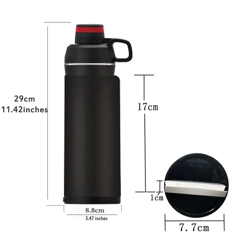 500ml Portable Water Bottle with Secret Compartment Safe Hiding Phone Pocket Secret Pill Organizer Box Sports Fitness Water Cup images - 6