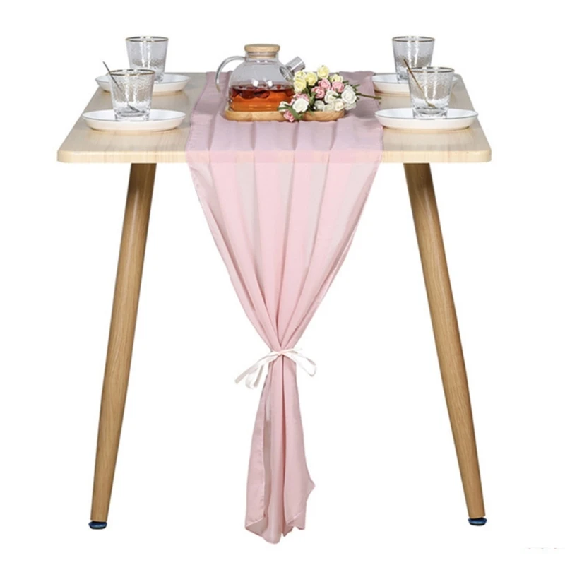 

1Pc Chiffon Table Runner 120 Inches Long for Wedding Birthday Party Decorations