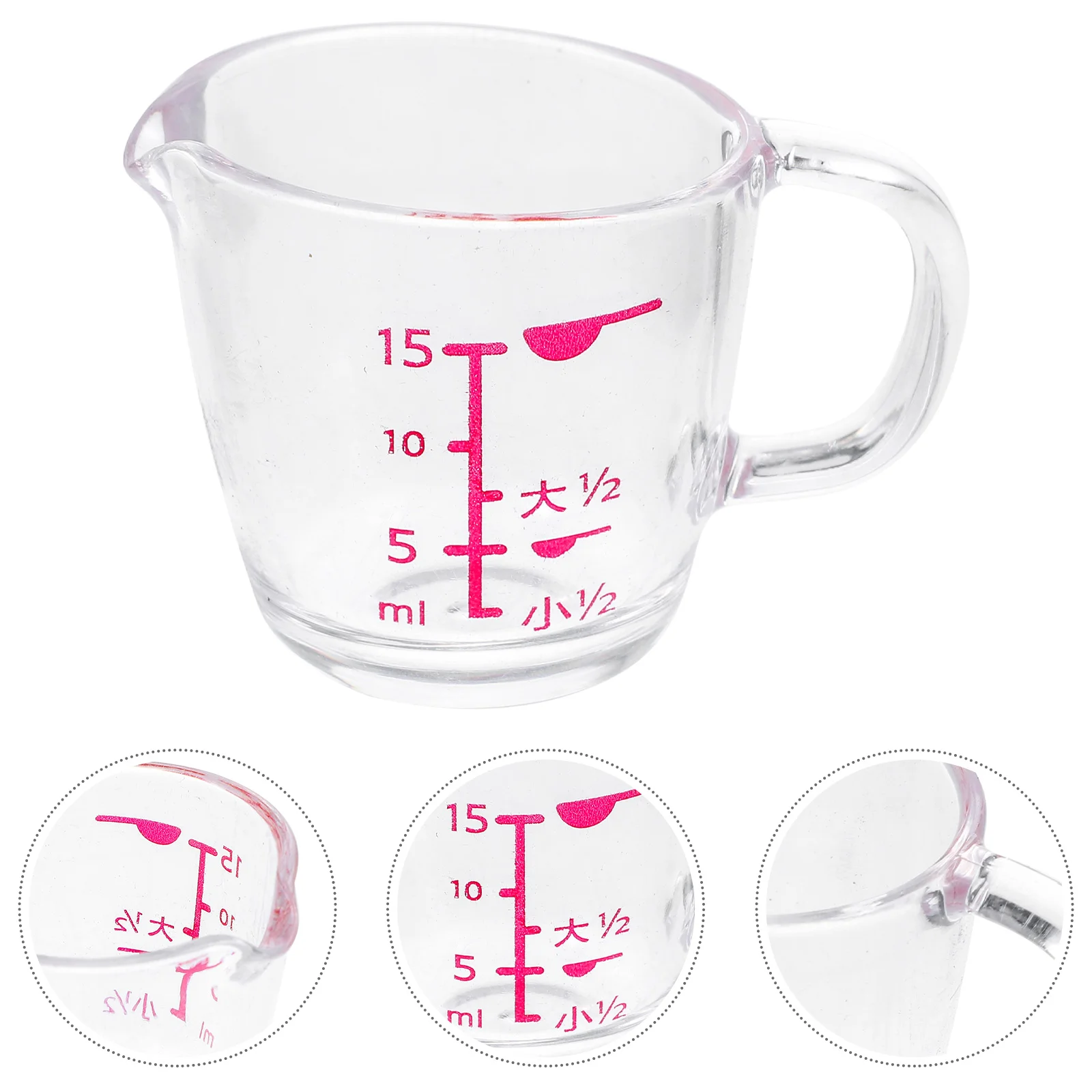 

2pcs Multi-function Measuring Cup Large Capacity Liquid Measuring Cup Baking Accessory