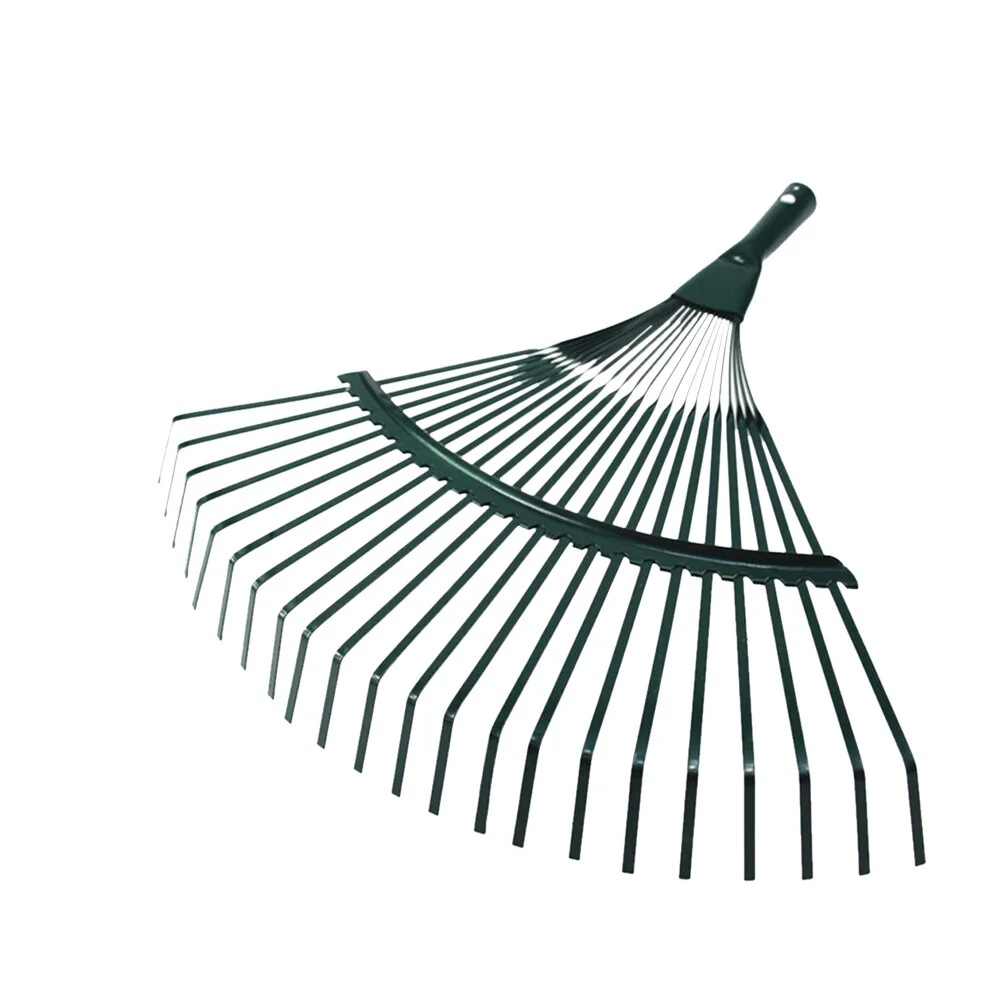 

Rake Garden Leaf Tools Rakes Head Lawn Cleaning Gardening Metal Tractor Yard Tool Japanese Claw Leveling Handle Grass Tine