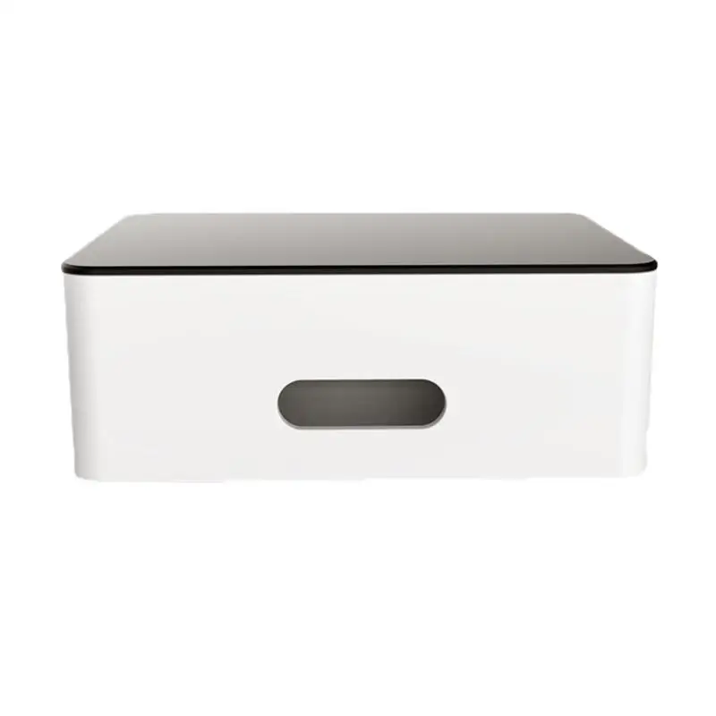 

Eco Friendly Decorative ABS Monitor Riser Stand Desktop Organizer (White)