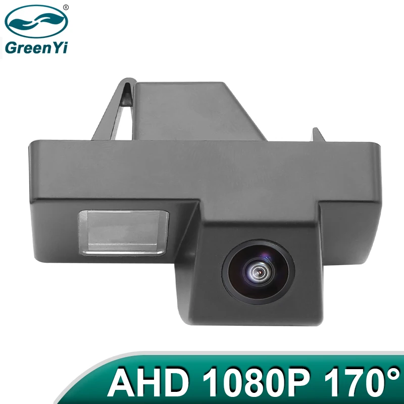 GreenYi 170° AHD 1080P Starlight Night Vision Vehicle Plate Light Unit Rear View Camera For Toyota Mark X Reiz 2008-2010 Car |