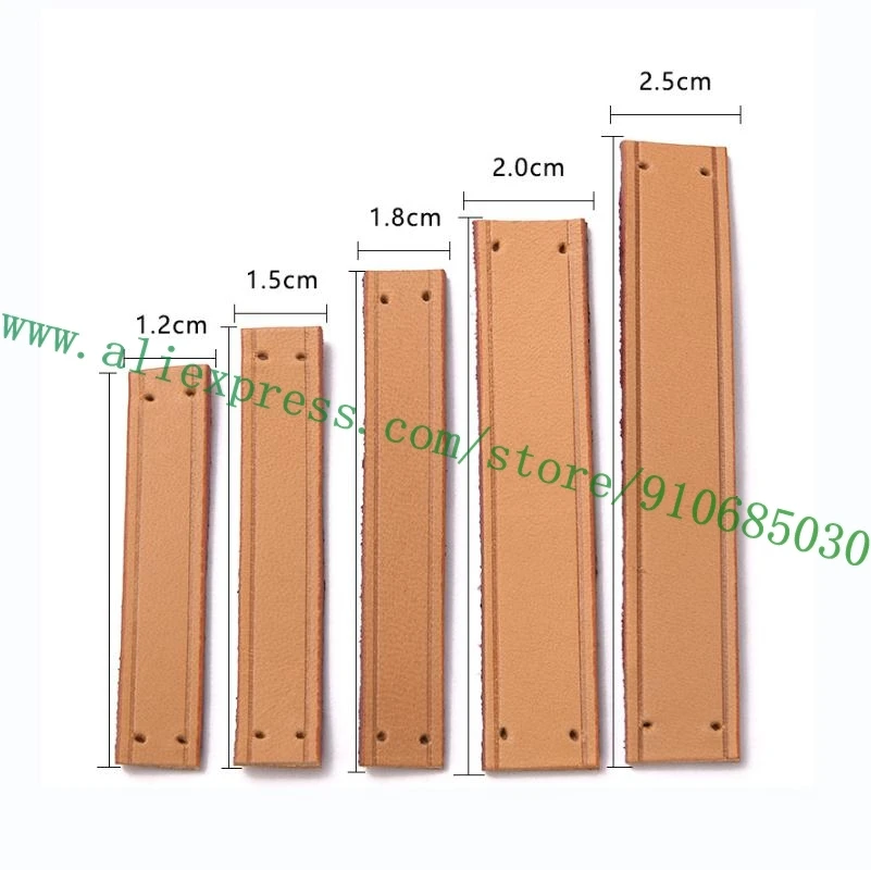 Высококачественная маленькая скользящая Петля из натуральной телячьей кожи для