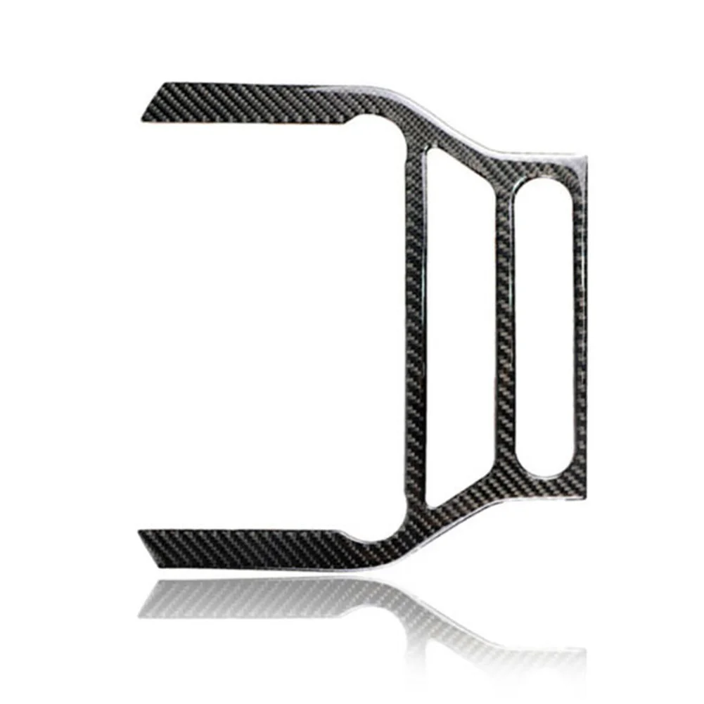 

Декоративная крышка для внутренней панели CD из углеродного волокна, Накладка для Ford Mustang 2015-2019, декоративная наклейка для панели автомобильной консоли CD