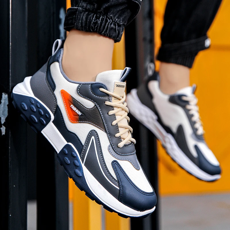 

PARZIVAL Wearable Rubber Outsole Casual Sneakers Men's Shoes Work Shoes Tenis Board Shoes Chaussure Homme Zapatillas Hombre