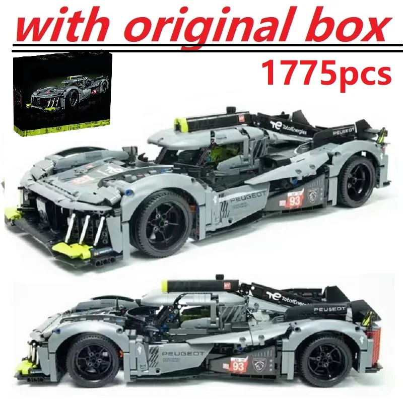 

1775pcs NEW Technical 42156 Peugeoted 9X8 24H Le Mans Hybrid Hypercar Building Bricks Blocks Bricks Toy Birthday Gift Boy Kid